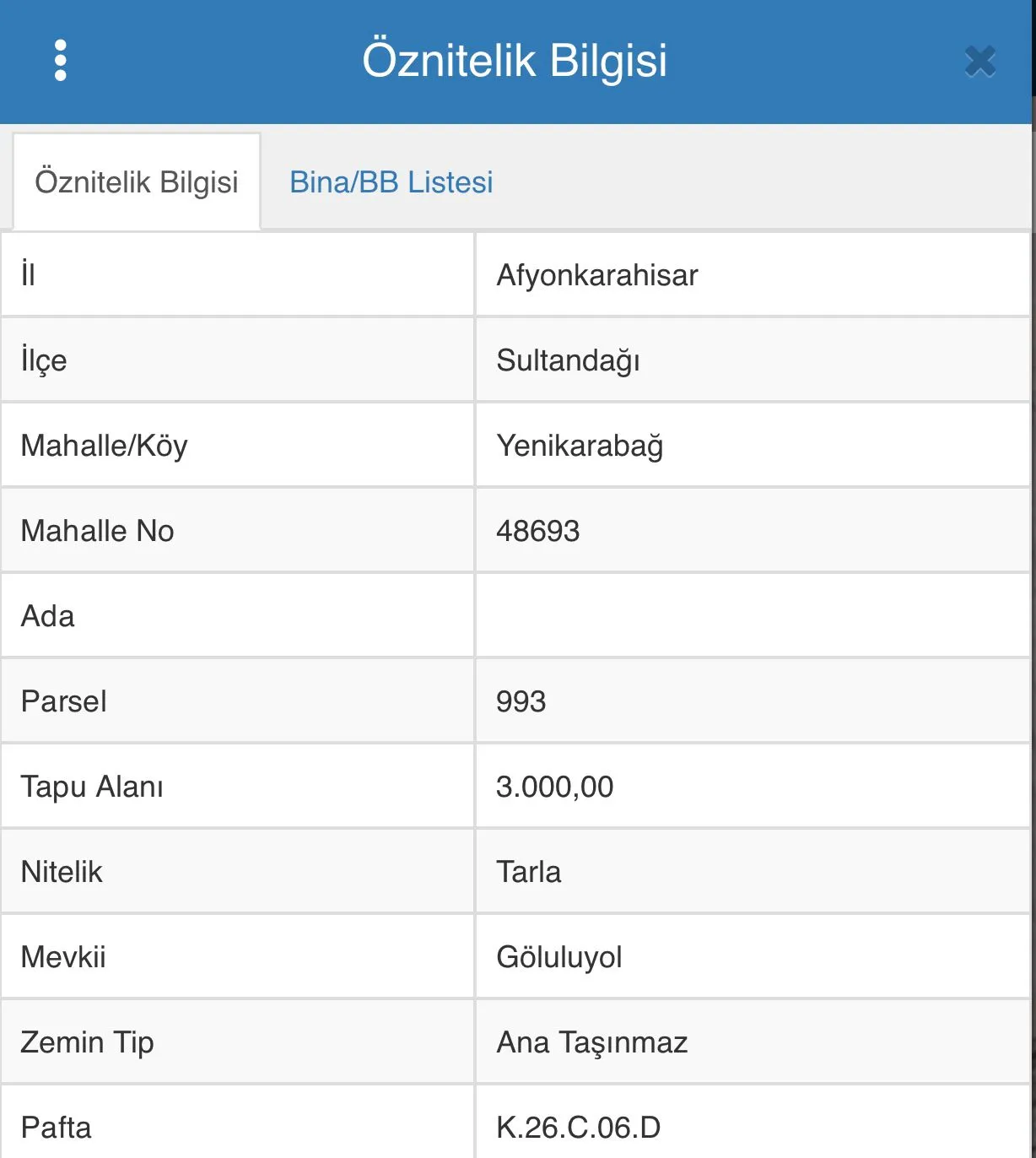 AFYON SULTANDAĞI YENİKARABAĞ'DA 19.000 M2 VERİMLİ TARLA